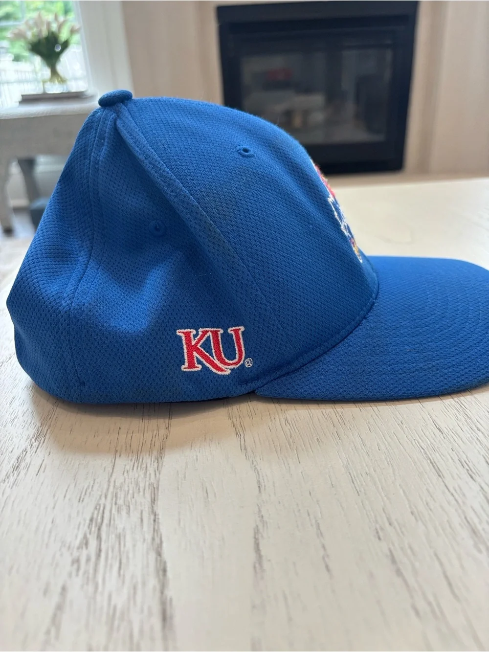 Kansas Jayhawks Top of the World Flex Fit Hat OSFM